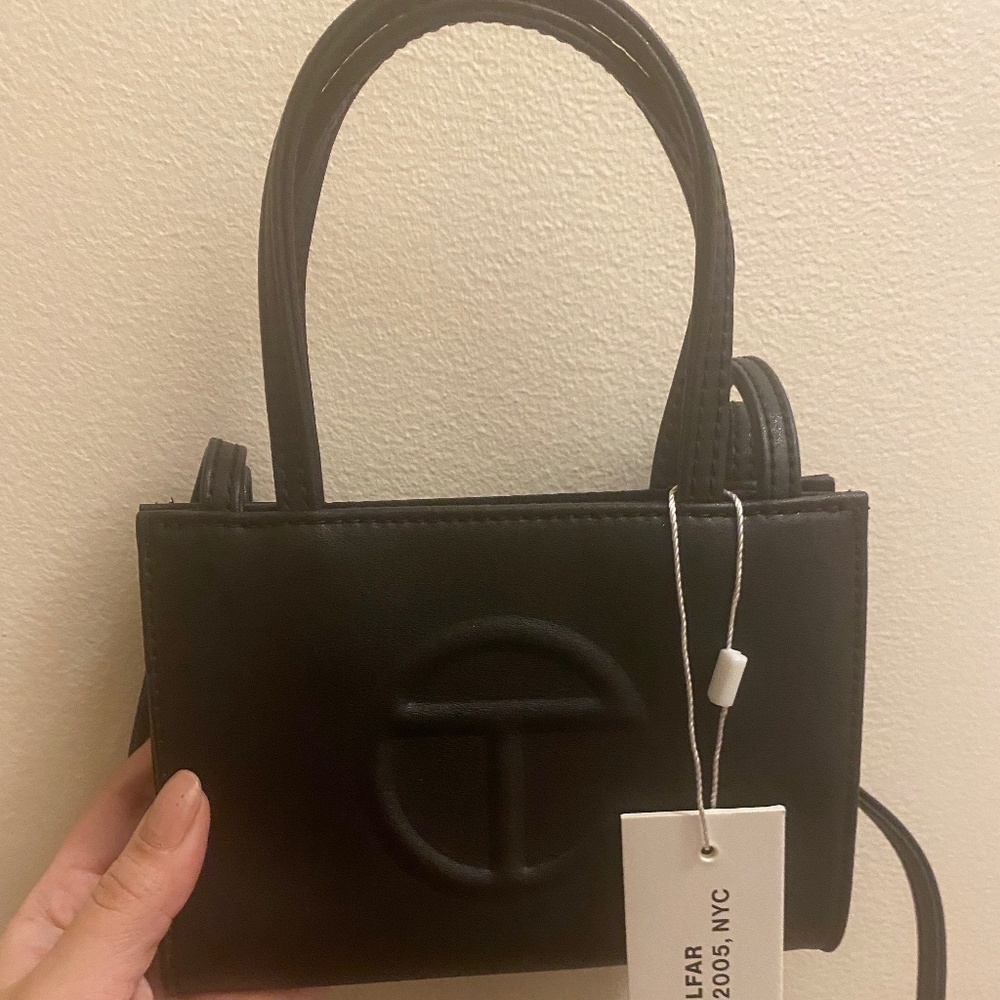 Telfar Small Black Shopping Bag